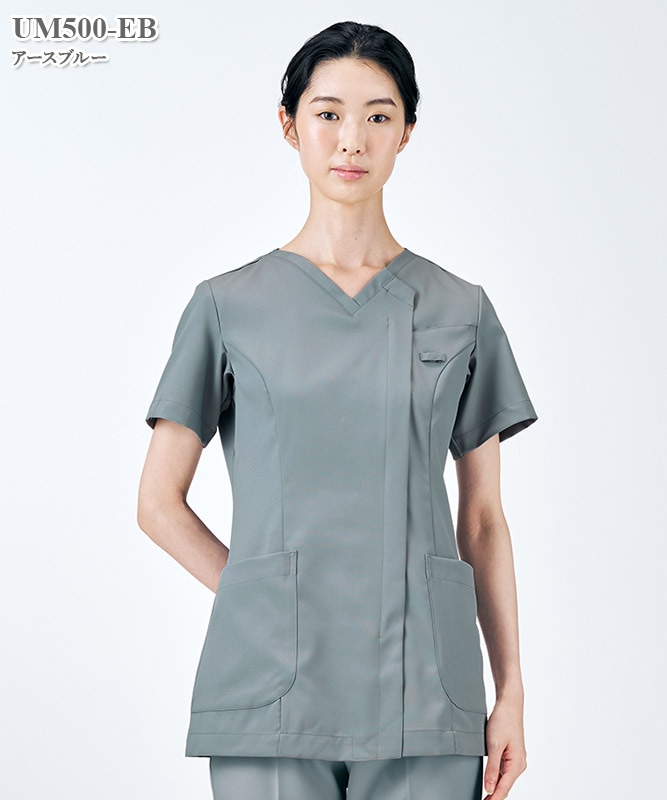 ukaスクラブスタディ レディススクラブ半袖[住商モンブラン製品] UM500