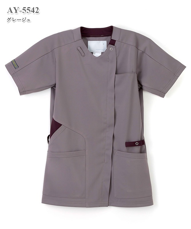 男女兼用スクラブ半袖[ナガイレーベン製品] AY-5542｜THS-白衣通販・販売