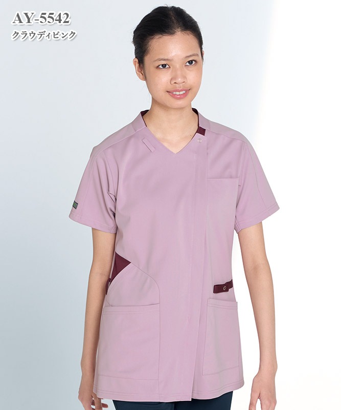 男女兼用スクラブ半袖[ナガイレーベン製品] AY-5542｜THS-白衣通販・販売