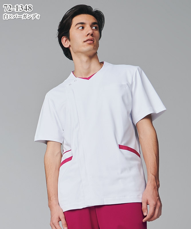 メンズスクラブ半袖[住商モンブラン製品] 72-1344～1354｜THS-白衣通販