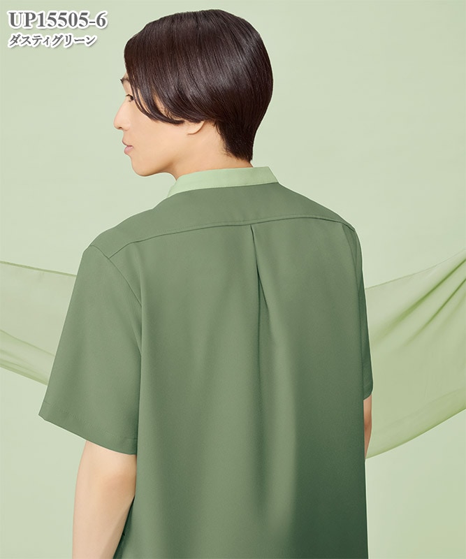 ユニセックススクラブ半袖[明石S.U.C.製品] UP15505｜THS-白衣通販・販売