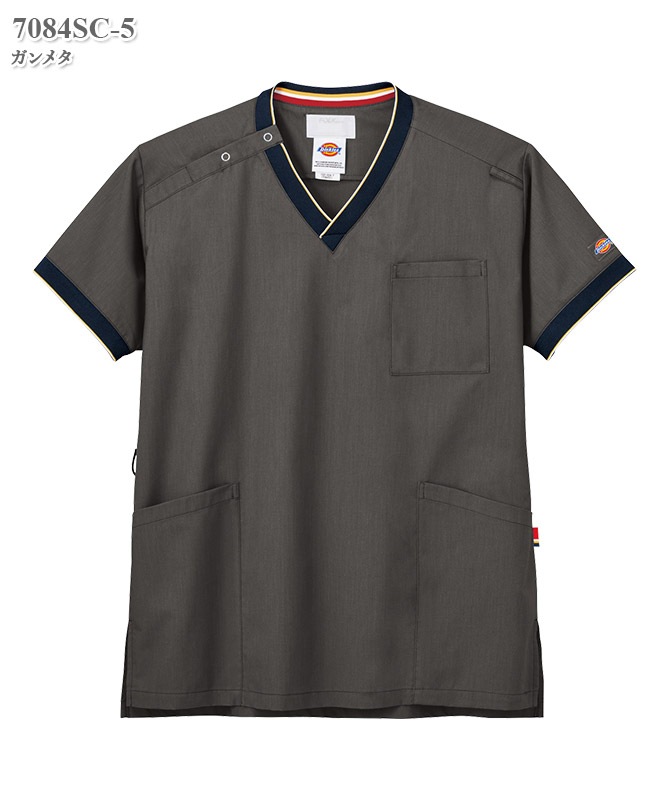 ‼️美品‼️ディッキーズ スクラブ メンズ 男性 ダブルステッチ Dickies スクラブ白衣 ディッキーズ メンズ スクラブ 7072SC