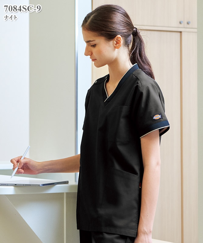 ディッキーズ男女兼用スクラブ半袖[フォーク製品] 7084SC｜THS-白衣