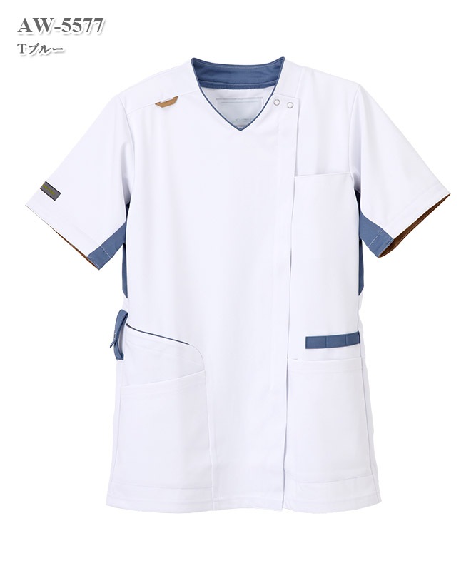 男女兼用スクラブ半袖[ナガイレーベン製品] AW-5577｜THS-白衣通販・販売