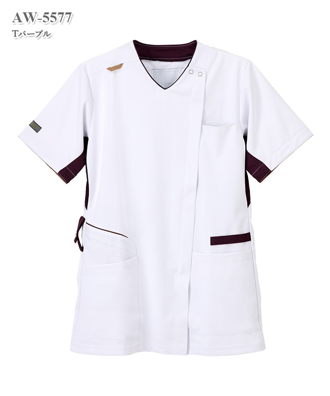 男女兼用スクラブ半袖[ナガイレーベン製品] AW-5577｜THS-白衣通販・販売