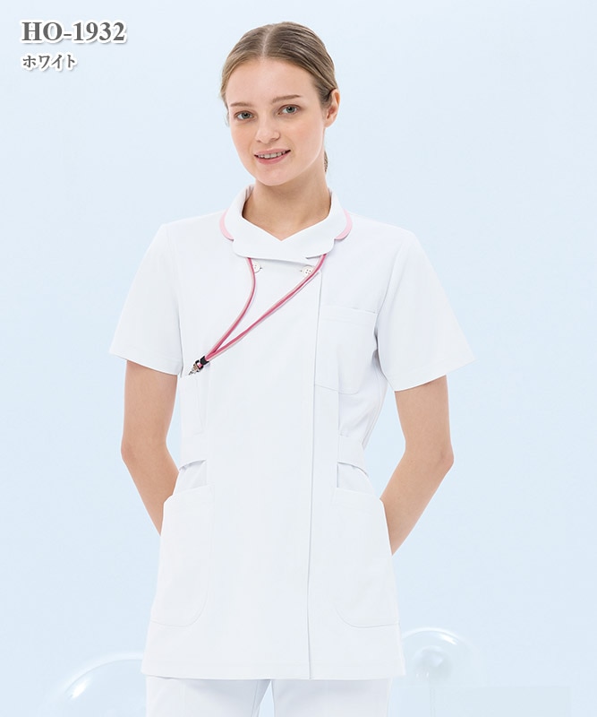 ホスパースタット女子上衣半袖[ナガイレーベン製品] HO-1932｜THS-白衣