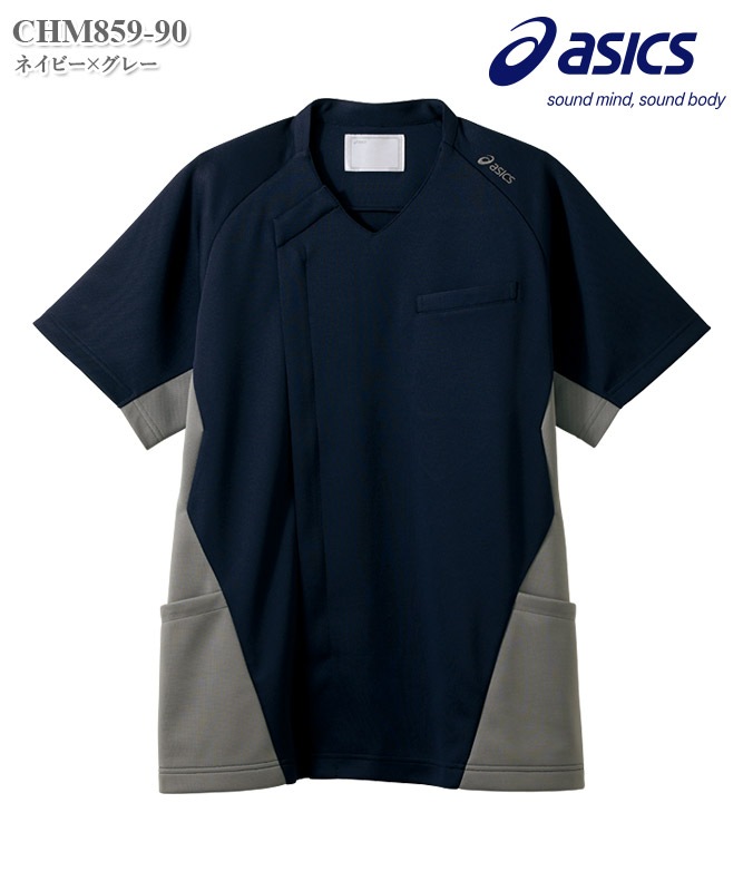 アシックスメンズスクラブ半袖[住商モンブラン] CHM859-09～90｜THS