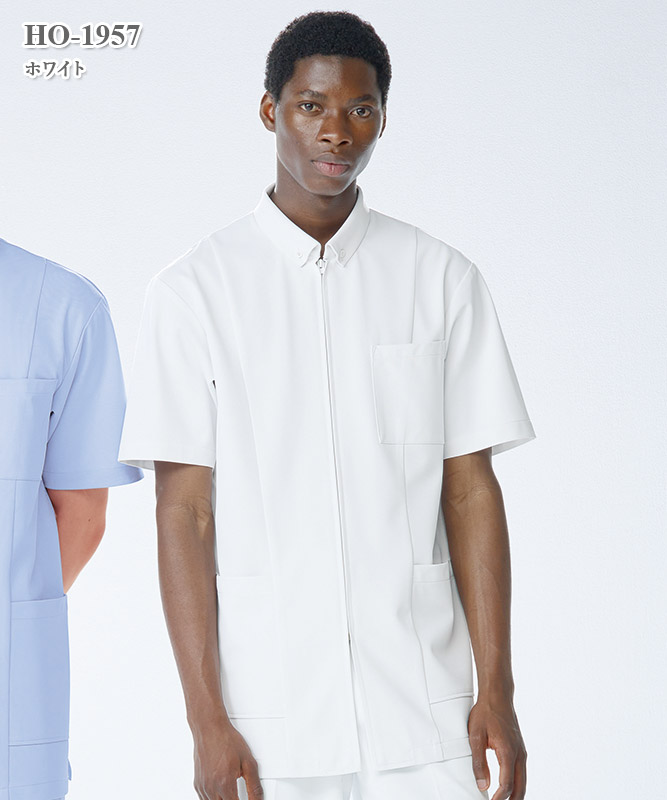 ホスパースタット男子上衣半袖[ナガイレーベン製品] HO-1957｜THS-白衣