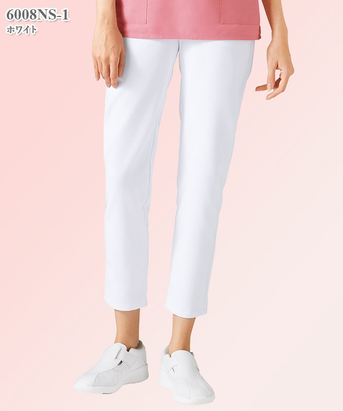 レディスフィットストレートパンツ[フォーク製品] 6008NS｜THS-白衣