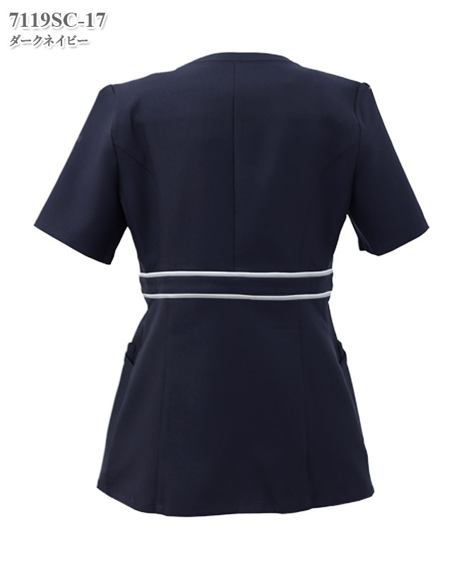 女子チュニック半袖[フォーク製品] 7119SC｜THS-白衣通販・販売
