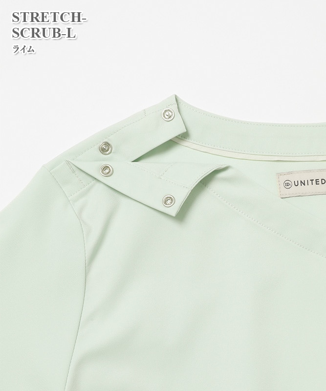 ID UNITED ARROWS レディスストレッチスクラブトップ[UNIX TOKYO製品