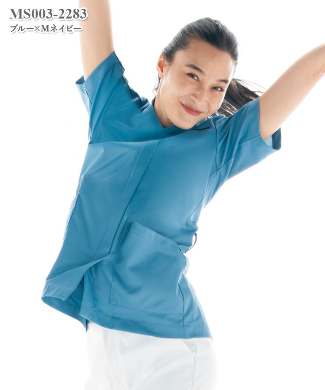 男女兼用スクラブ半袖[住商モンブラン製品] MS003-0183～8391｜THS