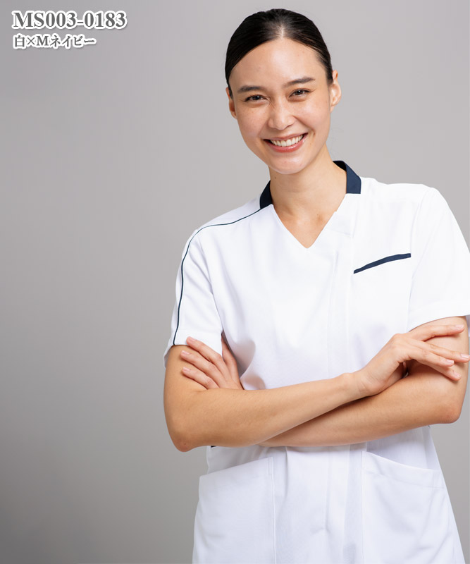 男女兼用スクラブ半袖[住商モンブラン製品] MS003-0183～8391｜THS