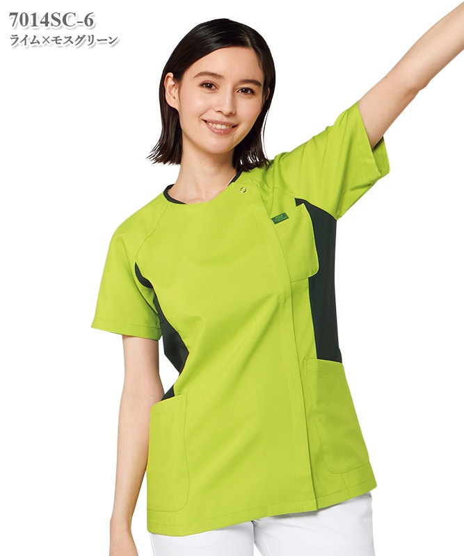 G/FORE半袖シャツ カーキリブが洒落感たっぷりS～Lサイズ 新品タグ付き☘️ 女子ジップスクラブ半袖[フォーク製品] 7014SC｜THS-白衣通販・販売