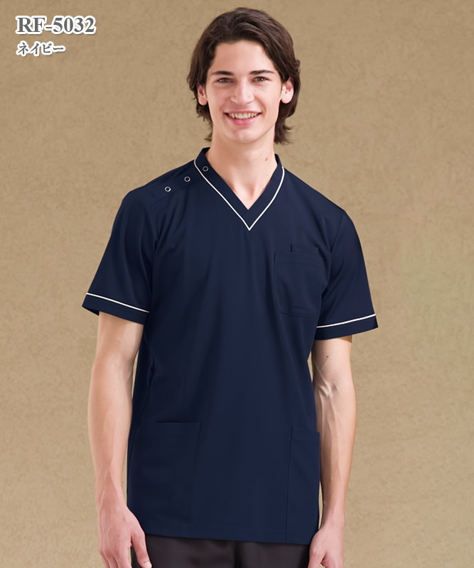 男女兼用スクラブ半袖[ナガイレーベン製品] RF-5032｜THS-白衣通販・販売