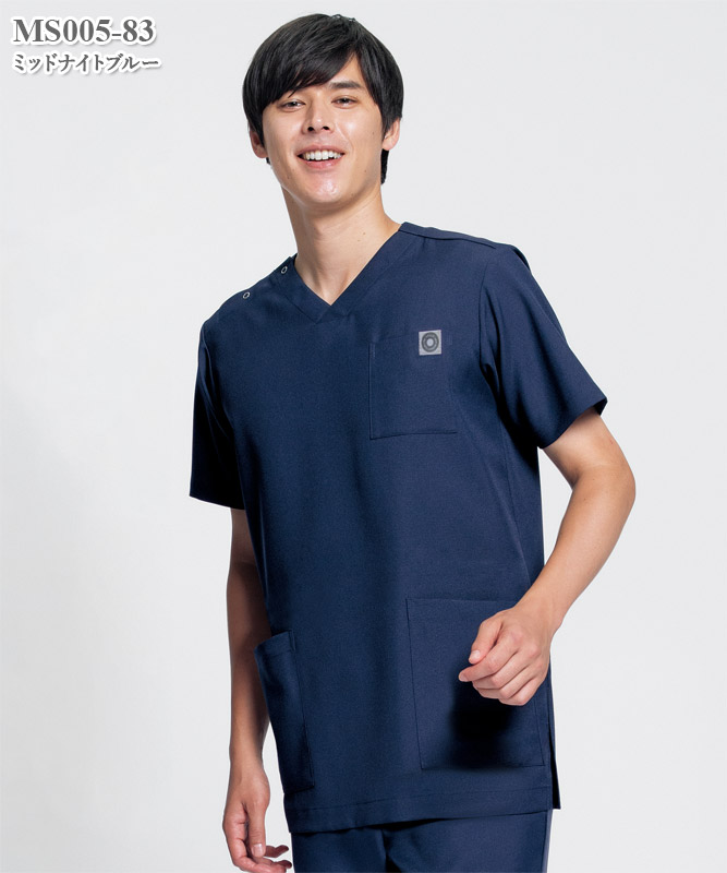 男女兼用スクラブ半袖[住商モンブラン製品] MS005-11～93｜THS-白衣