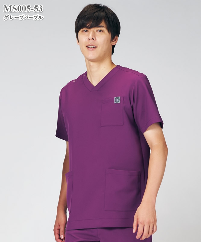 男女兼用スクラブ半袖[住商モンブラン製品] MS005-11～93｜THS-白衣