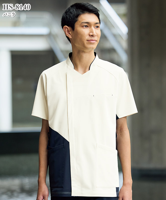メンズサイドファスナースクラブ半袖[オンワード製品] HS-8139～8144