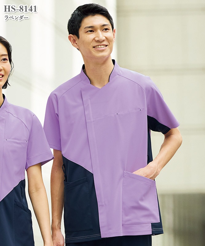 メンズサイドファスナースクラブ半袖[オンワード製品] HS-8139～8144