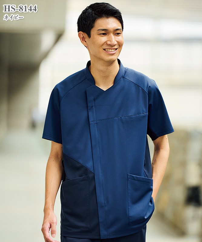 メンズサイドファスナースクラブ半袖[オンワード製品] HS-8139～8144