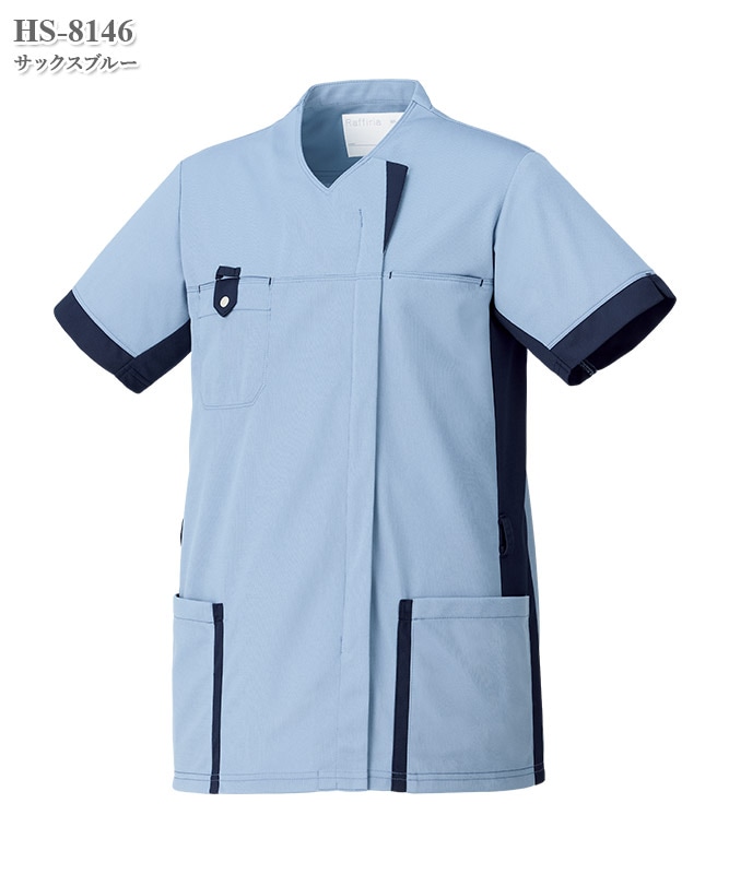 男女兼用サイドファスナースクラブ半袖[オンワード製品] HS-8145～8149