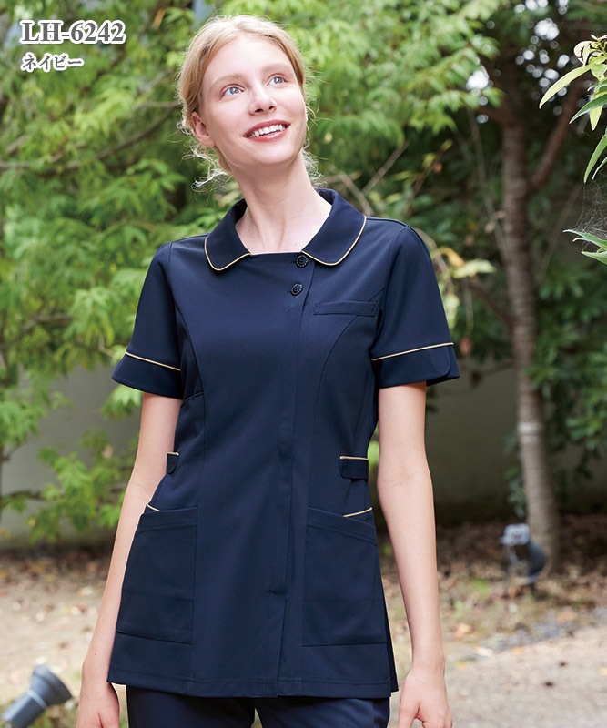 女子チュニック半袖[ナガイレーベン製品] LH-6242｜THS-白衣通販・販売