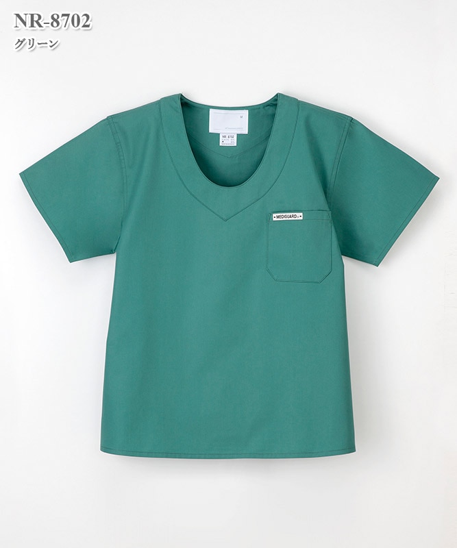 メディガード男子スクラブ半袖[ナガイレーベン製品] NR-8702｜THS-白衣