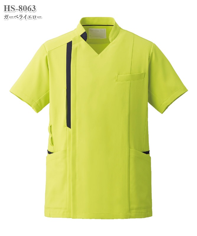 メンズサイドファスナースクラブ半袖[オンワード製品] HS-8046