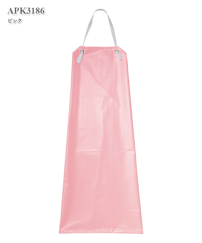 胸当てエプロン(着丈105cm)[KAZEN製品] APK31｜THS-白衣通販・販売