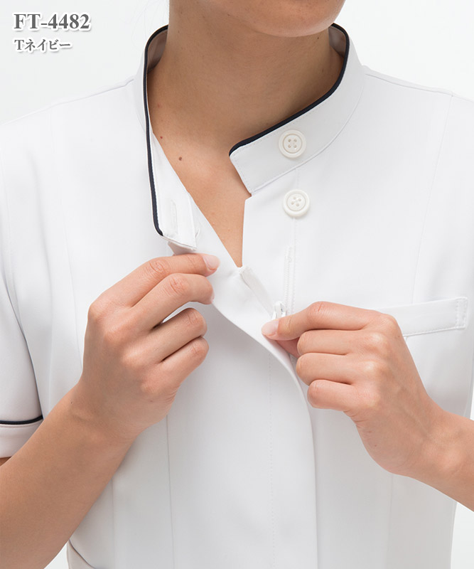 フェルネ女子上衣半袖[ナガイレーベン製品] FT-4482｜THS-白衣通販・販売