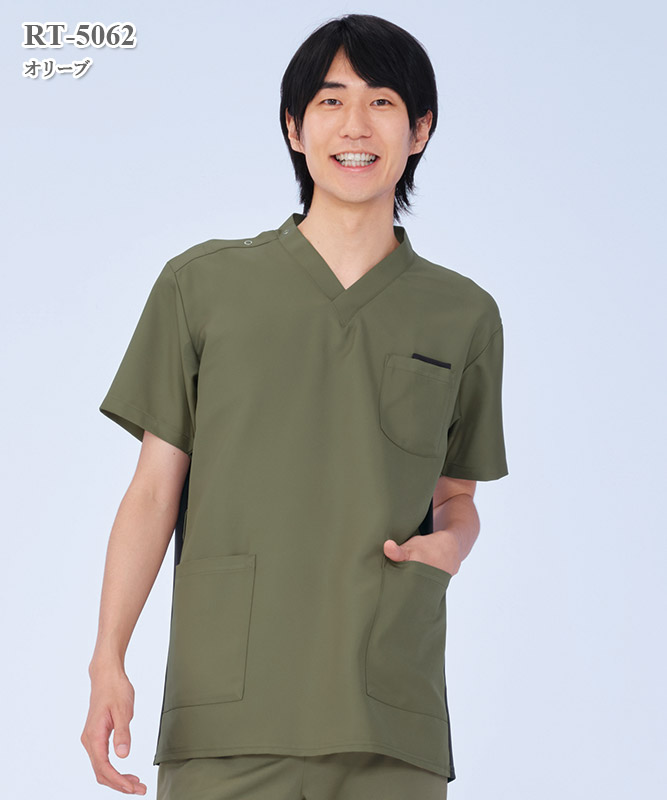 メディフォルテ男女兼用スクラブ半袖[ナガイレーベン製品] RT-5062