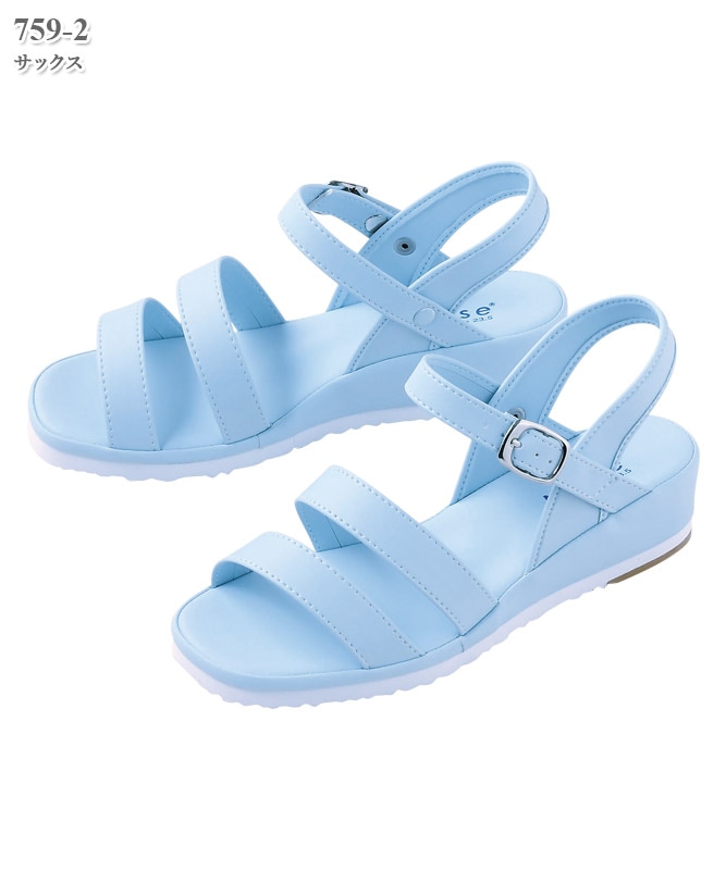 二本線サンダル[フォーク製品] 759｜THS-白衣通販・販売