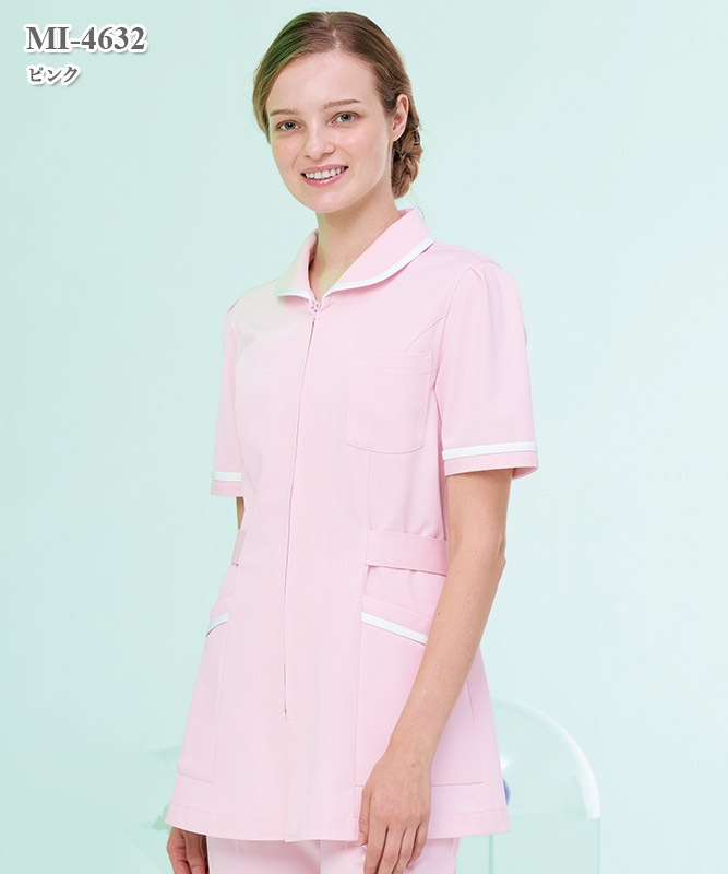 ミレリア女子チュニック半袖[ナガイレーベン製品] MI-4632｜THS-白衣