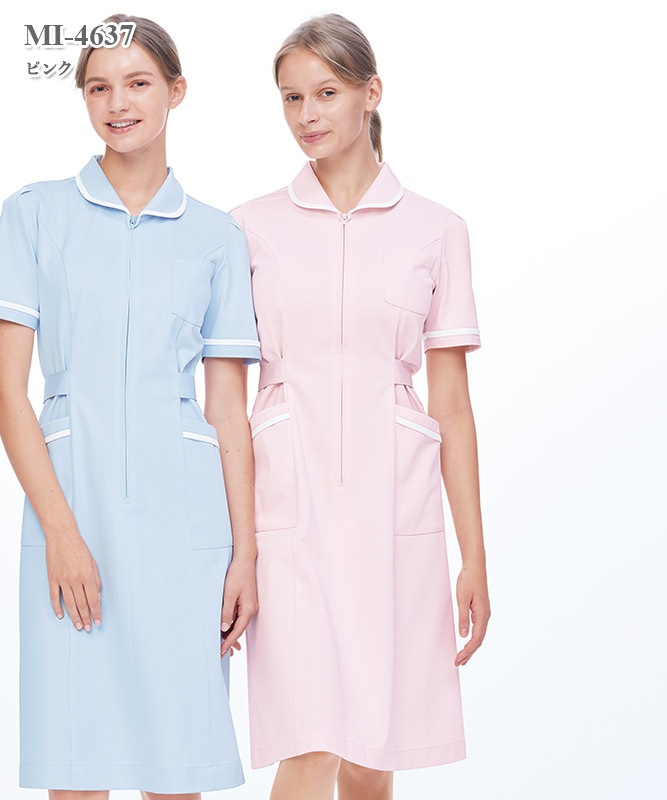 ミレリア女子ワンピース半袖[ナガイレーベン製品] MI-4637｜THS-白衣