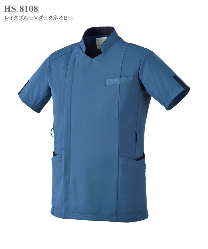 メンズサイドファスナースクラブ半袖[オンワード製品] HS-8102～8110