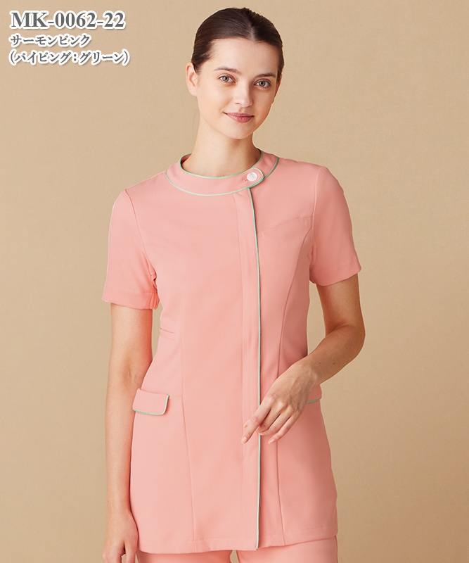 ミッシェルクランレディスファスナースクラブ半袖[チトセ製品] MK-0062