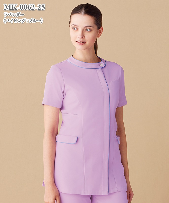 ミッシェルクランレディスファスナースクラブ半袖[チトセ製品] MK-0062