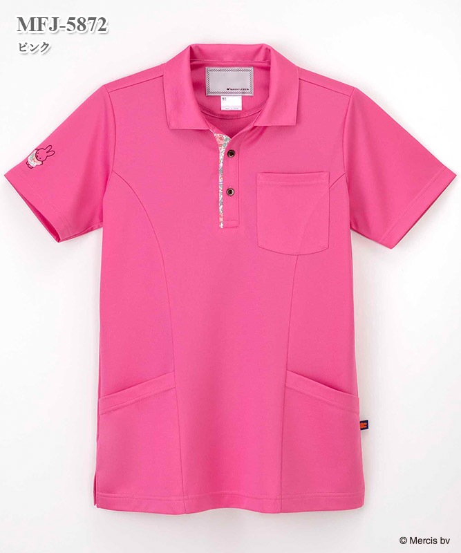 ミッフィーシリーズニットシャツ(男女兼用)[ナガイレーベン製品] MFJ