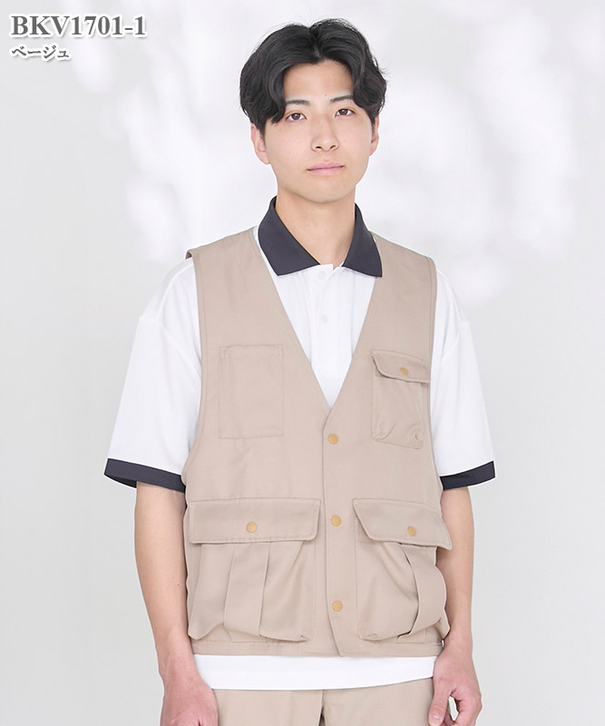 ユニフォーム サーカス ビームスエプロンベスト[ボンマックス製品