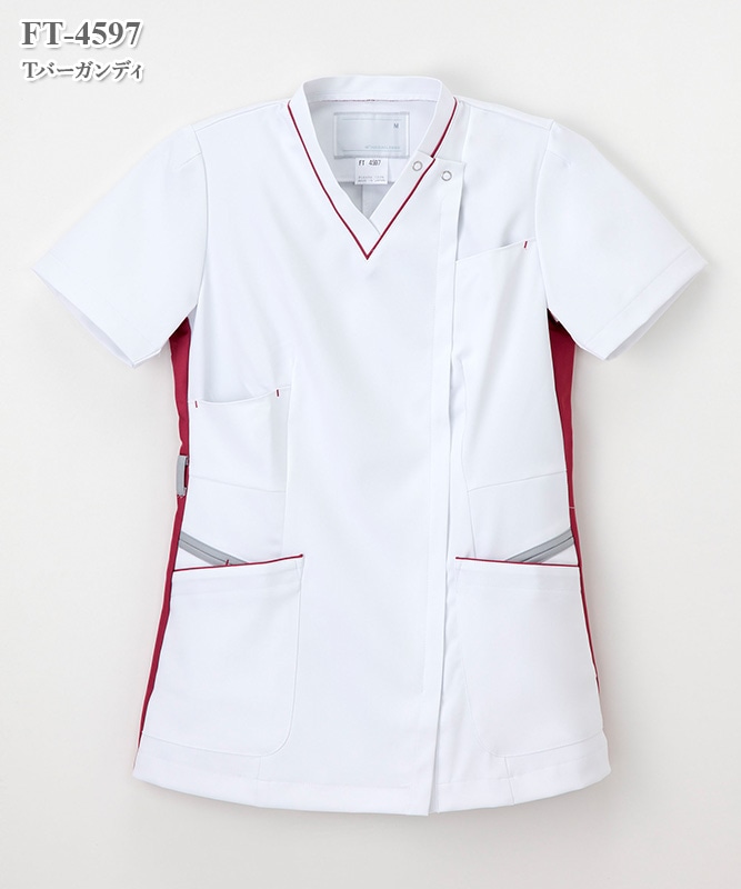 女子スクラブ半袖[ナガイレーベン製品] FT-4597｜THS-白衣通販・販売
