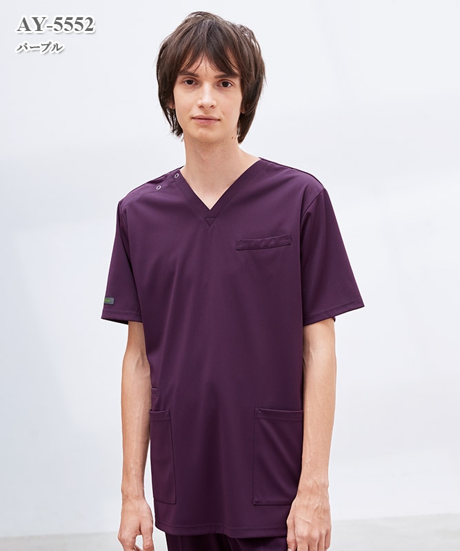 男子スクラブ半袖[ナガイレーベン製品] AY-5552｜THS-白衣通販・販売