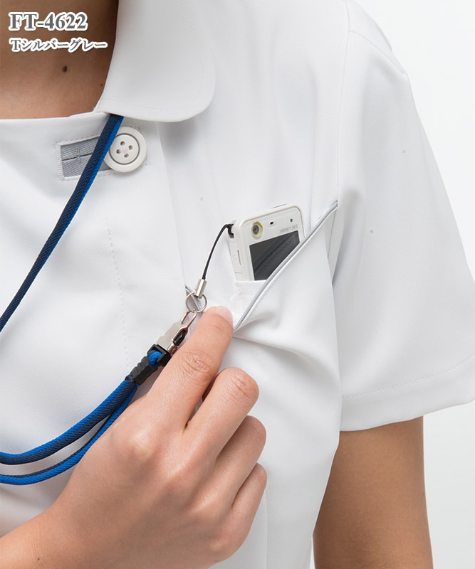 女子上衣半袖[ナガイレーベン製品] FT-4622｜THS-白衣通販・販売