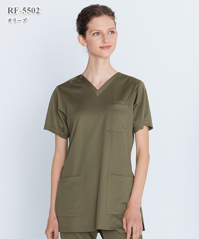 男女兼用スクラブ半袖[ナガイレーベン製品] RF-5502｜THS-白衣通販・販売