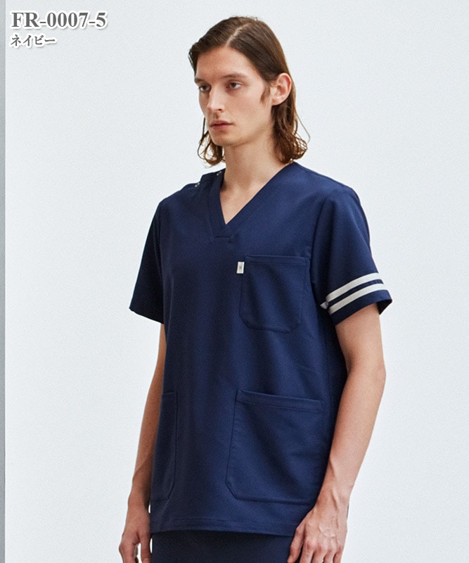 男女兼用スクラブ半袖[チトセ製品] FR-0007｜THS-白衣通販・販売