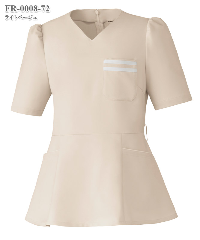 レディススクラブ半袖[チトセ製品] FR-0008｜THS-白衣通販・販売