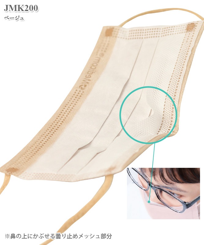 医療用】メガネが曇りにくいマスク(40枚入・返品不可商品)[medicom製品