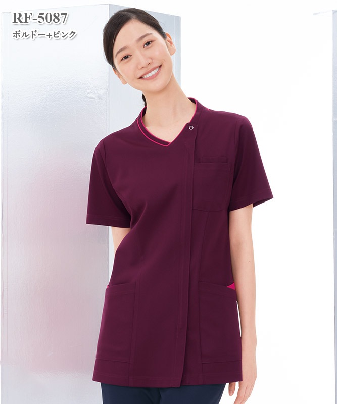 女子スクラブ半袖[ナガイレーベン製品] RF-5087｜THS-白衣通販・販売