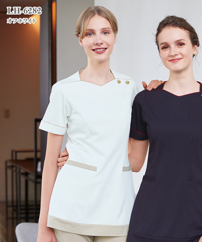 女子チュニック半袖[ナガイレーベン製品] LH-6282｜THS-白衣通販・販売