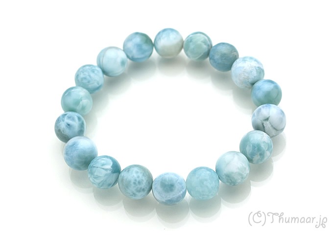 《鑑別書付》【最高品質、極上】ラリマーブレスレット12mm 鑑別書付】ラリマーのブレスレット（12mm)｜パワーストーンの通販