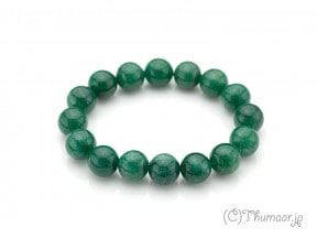 鑑別書付き】最高品質エメラルドのブレスレット7mm